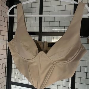 Whitefox bustier crop top